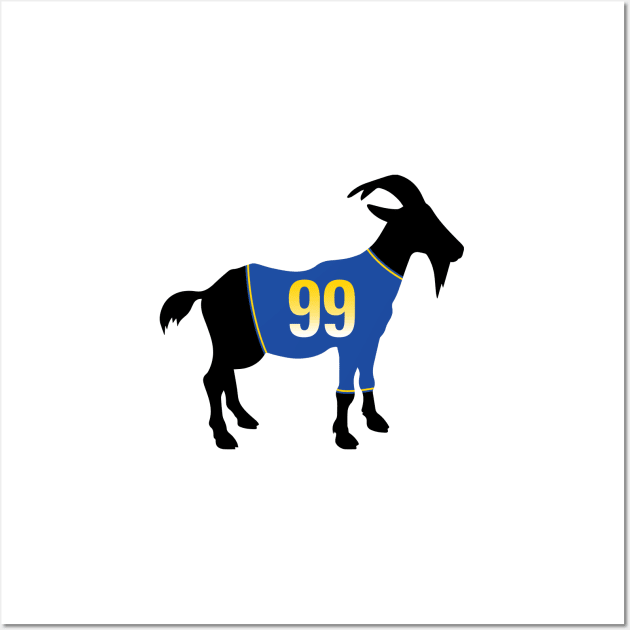 Aaron Donald  GOAT Wall Art by cwijeta